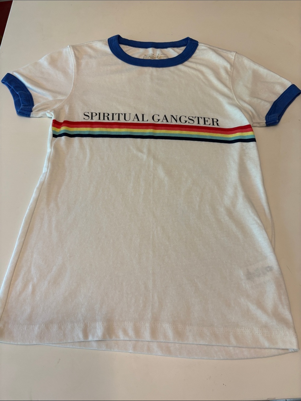 Spiritual Gangster Rainbow logo t XS